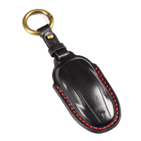 Tesla 3D Cowhide Key Cover